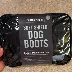 Black Soft Shield Dog Boots